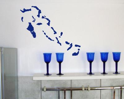 Bahamas Wandtattoo