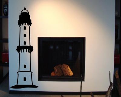Leuchtturm Warnemnde Wandtattoo - Ansicht 3