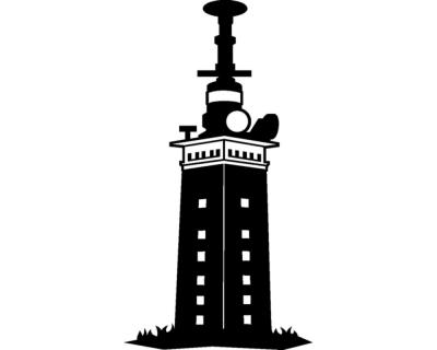 Leuchtturm Helgoland Wandtattoo - Ansicht 1