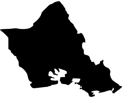 Oʻahu Aufkleber Insel - Ansicht 1