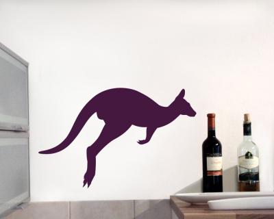 Kangaroo Knguru Wandtattoo