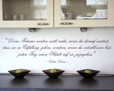 Zitat Deine Trume Wandtattoo