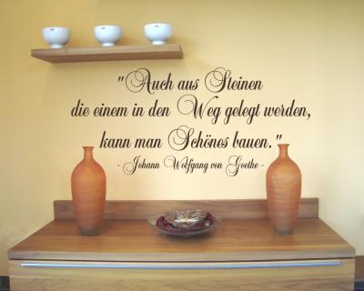 Zitat Steine im Weg Wandtattoo - Ansicht 3