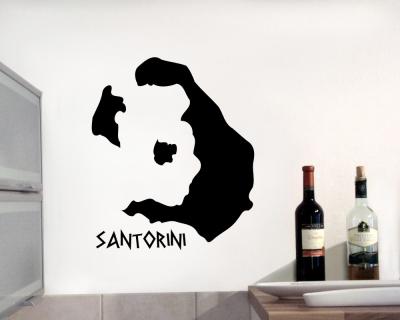 Santorini Insel Wandaufkleber - Ansicht 2