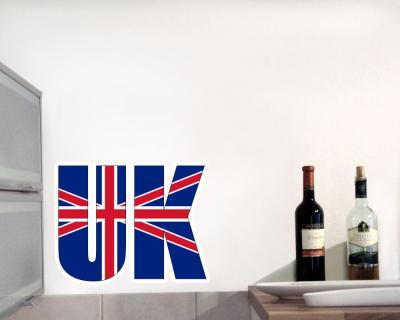 Wandtattoo Grobritannien Schriftzug - Ansicht 2