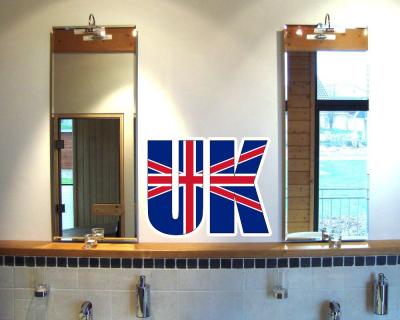 Wandtattoo Grobritannien Schriftzug