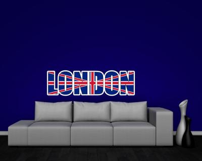 Wandtattoo London Schriftzug - Ansicht 2