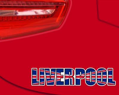 Liverpool Schriftzug Aufkleber - Ansicht 2