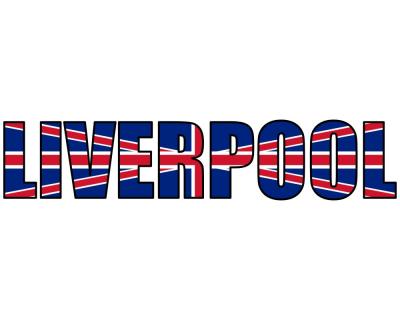 Liverpool Schriftzug Aufkleber - Ansicht 1