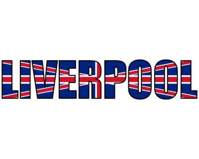 Liverpool Schriftzug Aufkleber