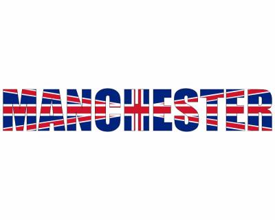 Wandtattoo Manchester Schriftzug - Ansicht 1