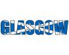 Glasgow Schriftzug Aufkleber Aufkleber