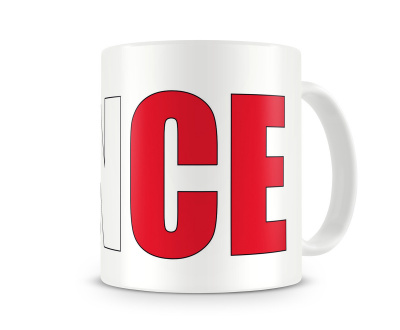 Tasse mit Frankreich / France Schriftzug - Ansicht 3