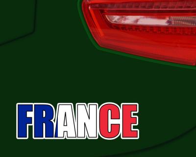 Frankreich Schriftzug Aufkleber France - Ansicht 2