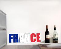 Wandtattoo Frankreich Schriftzug France