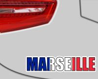 Marseille Schriftzug Aufkleber