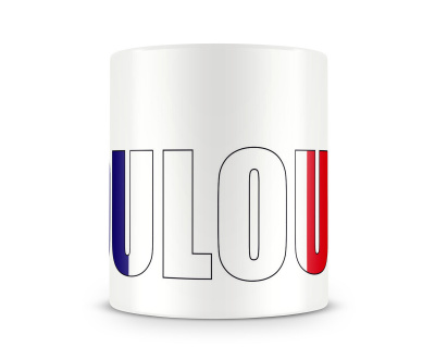 Tasse mit Toulouse Schriftzug - Ansicht 2