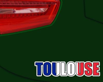 Toulouse Schriftzug Aufkleber - Ansicht 2
