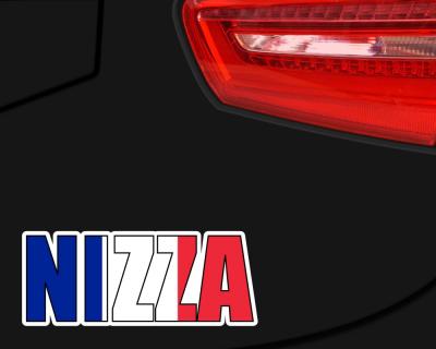 Nizza Schriftzug Aufkleber - Ansicht 2