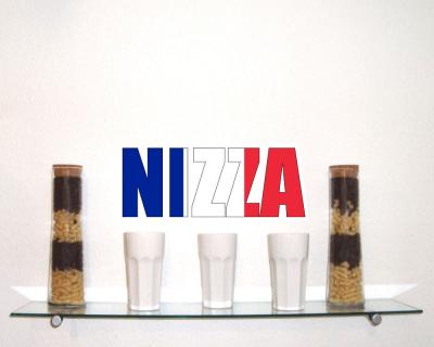 Wandtattoo Nizza Schriftzug