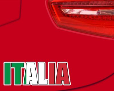 Italia Schriftzug Aufkleber Italien - Ansicht 2