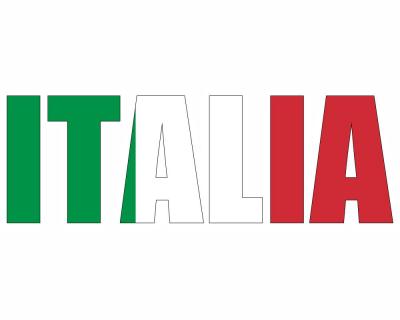 Wandtattoo Italia Schriftzug - Ansicht 1