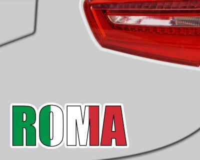 Roma Schriftzug Rom Aufkleber - Ansicht 2