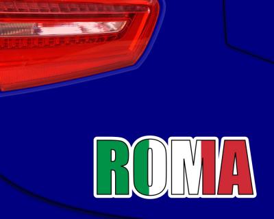 Roma Schriftzug Rom Aufkleber - Ansicht 3