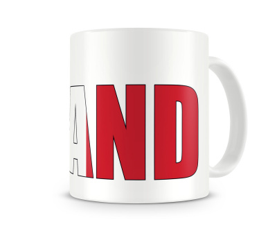 Tasse mit Mailand Schriftzug Tasse