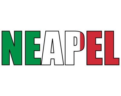 Neapel Schriftzug Aufkleber - Ansicht 1