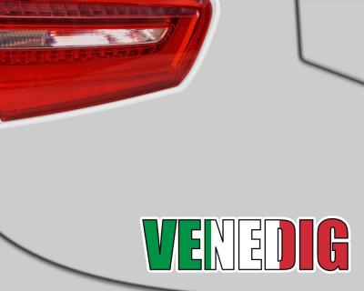 Venedig Schriftzug Aufkleber
