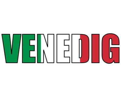 Venedig Schriftzug Aufkleber - Ansicht 1