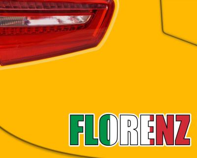 Florenz Schriftzug Aufkleber - Ansicht 2