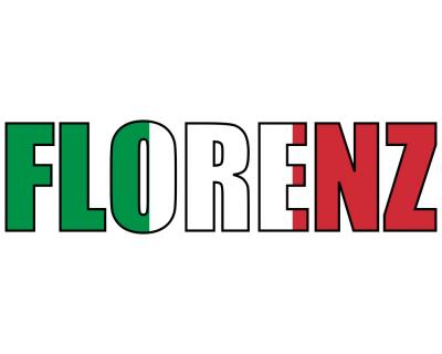 Florenz Schriftzug Aufkleber Aufkleber