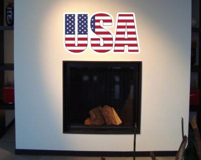 Wandtattoo USA Schriftzug - Ansicht 3