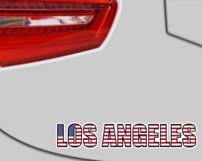 Los Angeles Schriftzug LA Aufkleber - Ansicht 3