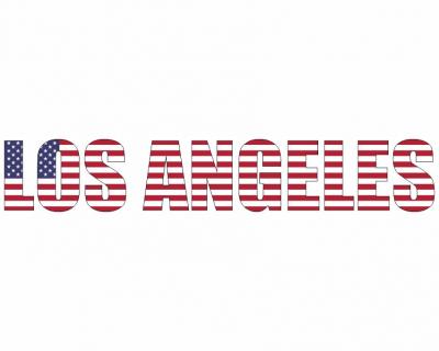 Wandtattoo Los Angeles Schriftzug - Ansicht 1