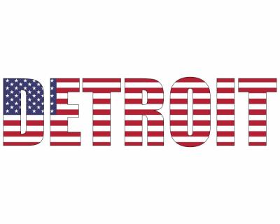 Wandtattoo Detroit Schriftzug - Ansicht 1