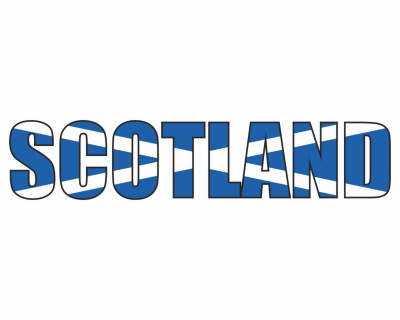 Tasse mit Schottland / Scotland Schriftzug Tasse
