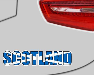 Schottland Schriftzug Scotland Aufkleber Aufkleber
