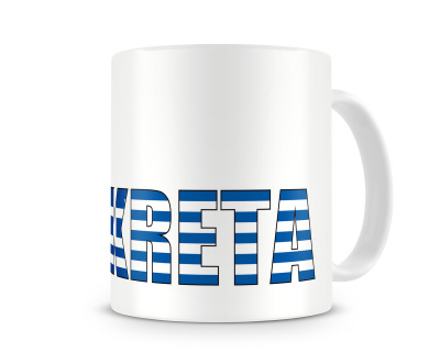 Tasse mit Kreta Schriftzug - Ansicht 3