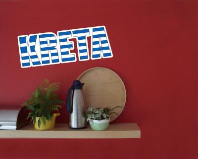 Wandtattoo Kreta Schriftzug - Ansicht 3