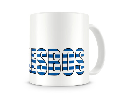 Tasse mit Lesbos Schriftzug - Ansicht 3