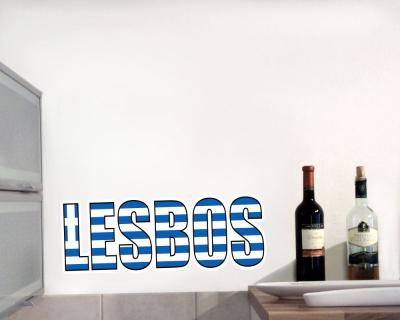 Wandtattoo Lesbos Schriftzug - Ansicht 3