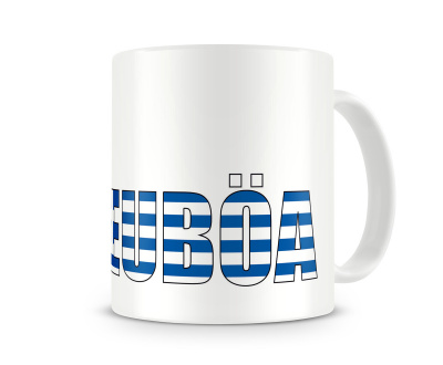 Tasse mit Euba Schriftzug Tasse