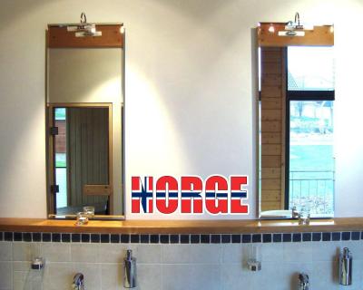 Wandtattoo Norge Norwegen Schriftzug