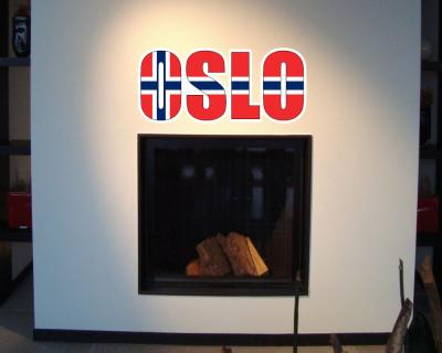 Wandtattoo Oslo Schriftzug - Ansicht 3