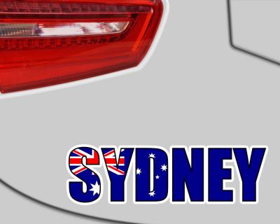 Sydney Schriftzug Aufkleber - Ansicht 2
