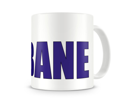 Tasse mit Brisbane Schriftzug - Ansicht 3