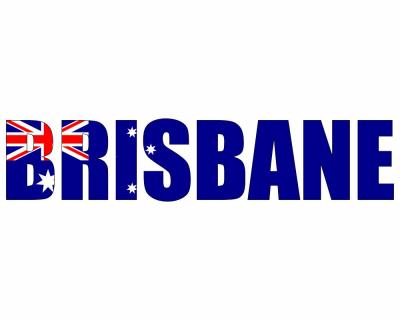 Wandtattoo Brisbane Schriftzug - Ansicht 1